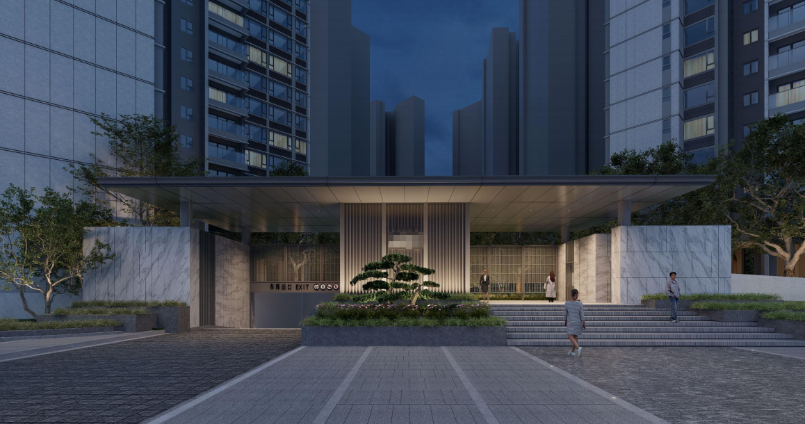 某住宅项目灯光效果图-2