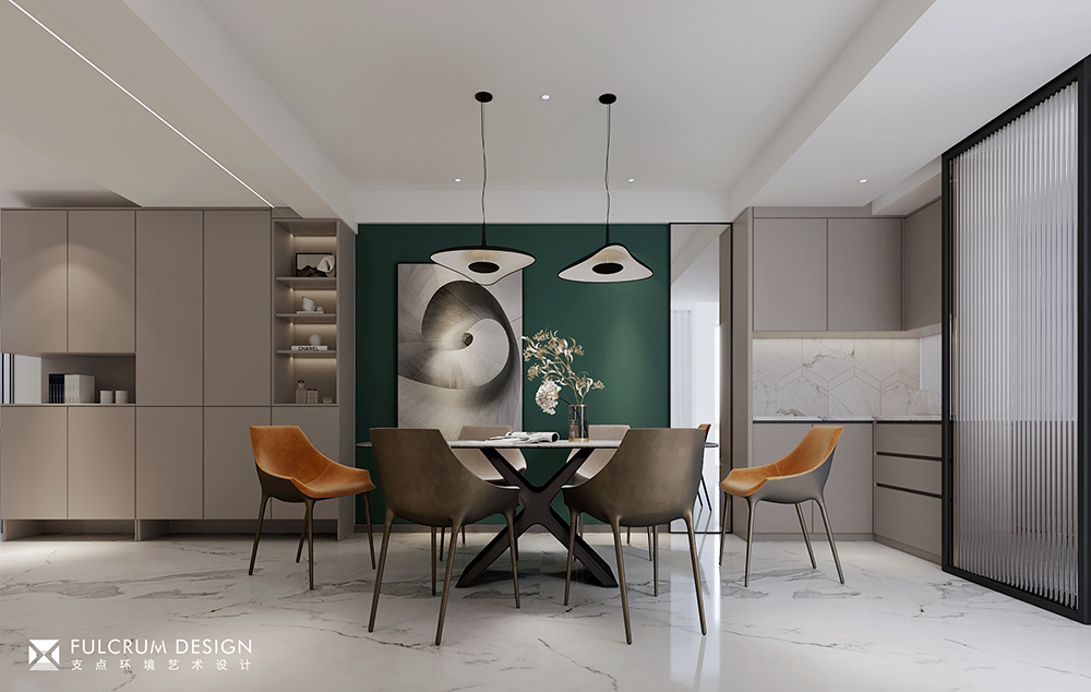 怡景花园现代风格设计案例丨支点设计-8