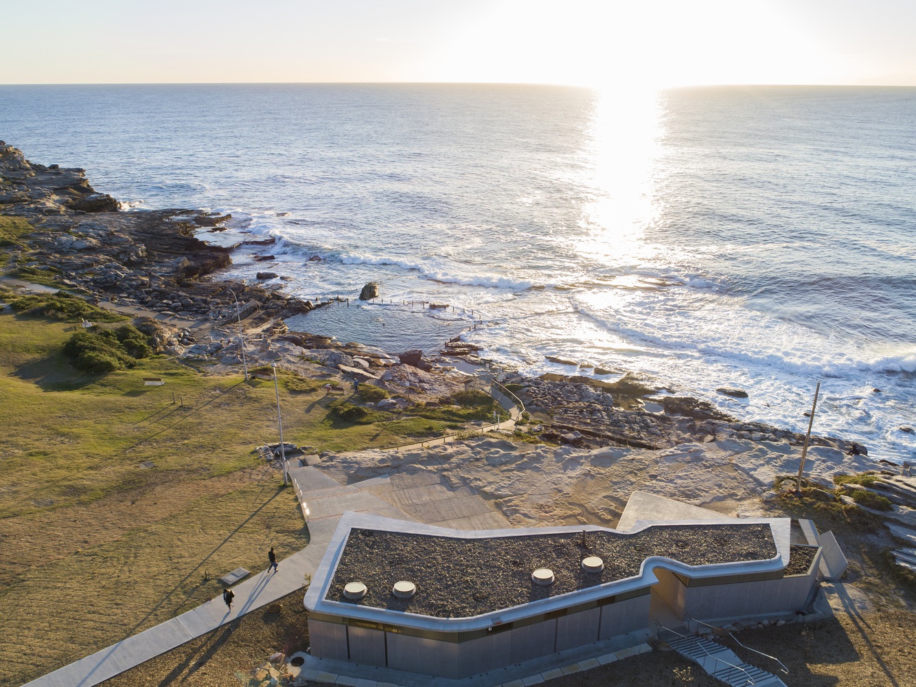 澳大利亚马鲁布拉海滩岩石泳池设施丨Lahznimmo Architects-23