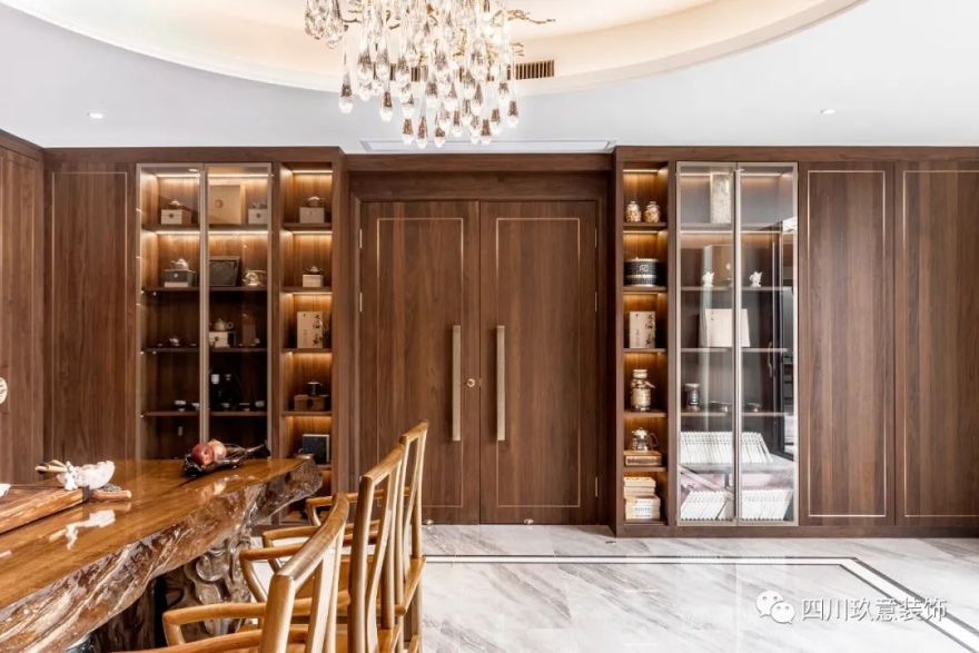 成都中国会馆 800㎡轻奢新中式设计丨中国成都丨玖意装饰-36