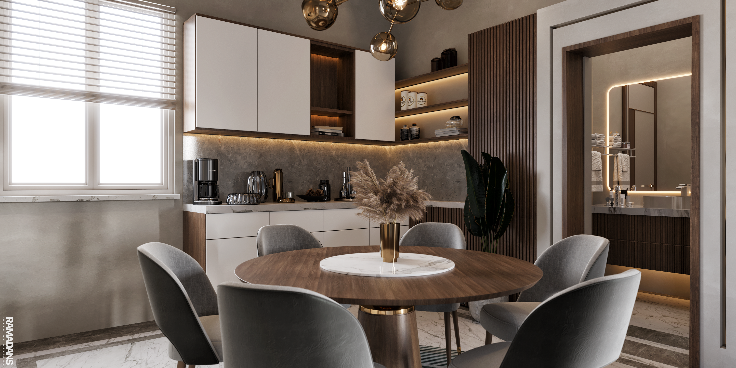 带浴室的温暖小厨房丨RAMADAN'S-3