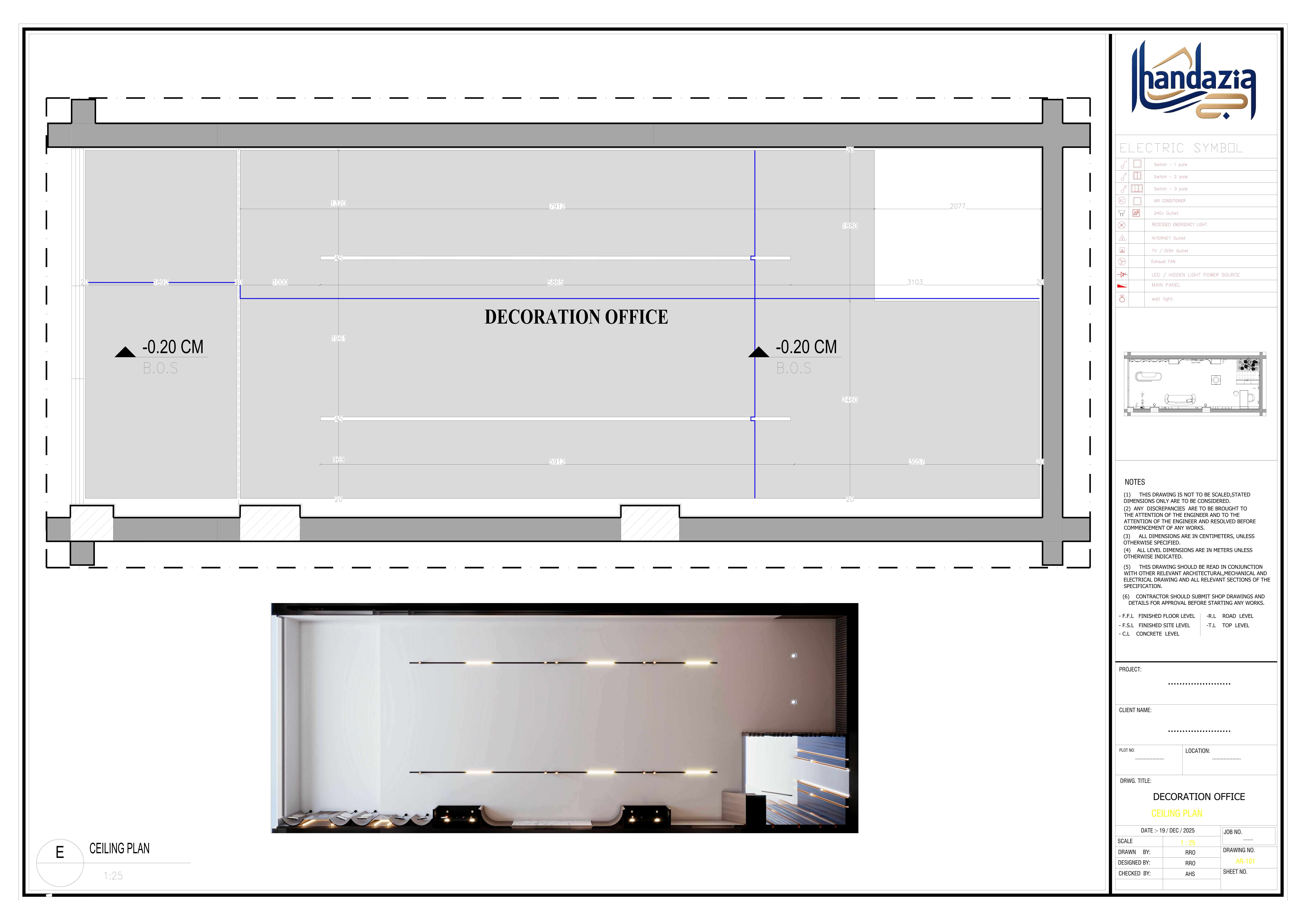 沙特阿拉伯装饰办公室施工图项目丨汉达齐亚集团（Handazia Group）-6