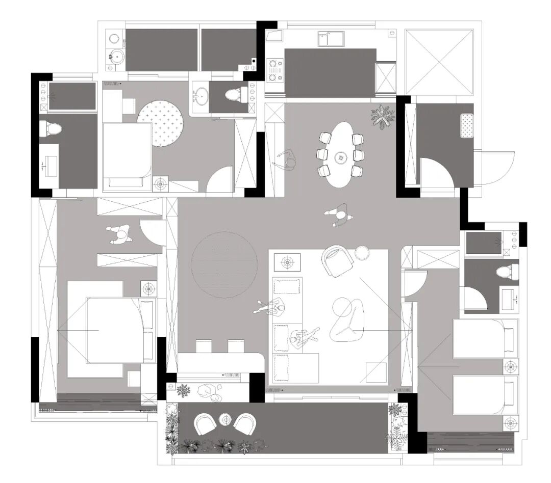 【首发】MH设计新作：美境·享受慢生活▏简约意式风诠释的静谧生活-8