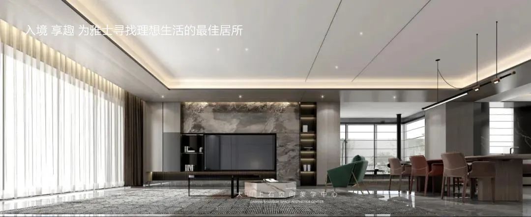 新希望锦麟河院挑空别墅丨中国沈阳丨山石空间全案设计机构-70