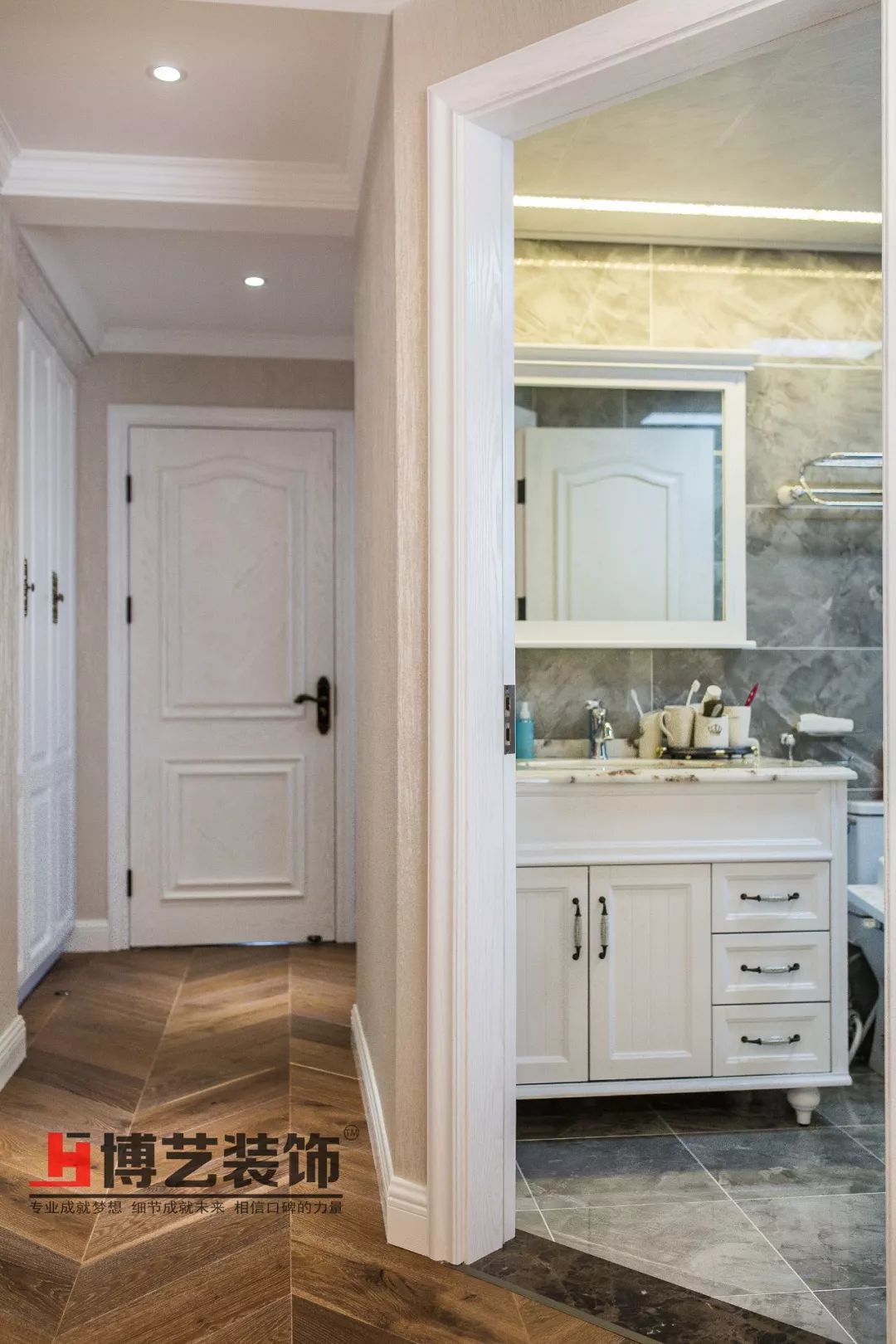 万达华府 140㎡美式轻奢家居，精致优雅的“绮梦”-37