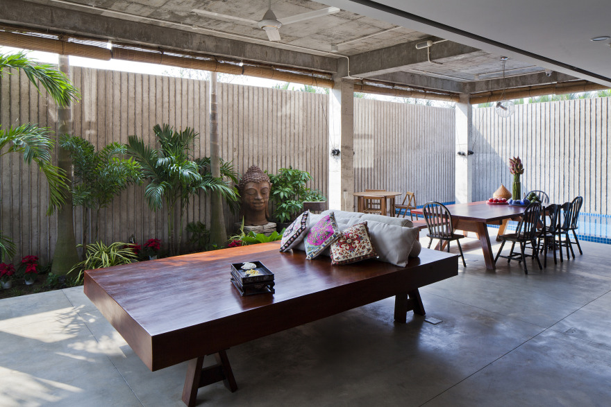 热带郊区住宅,融合东南亚传统风格与现代设计-12