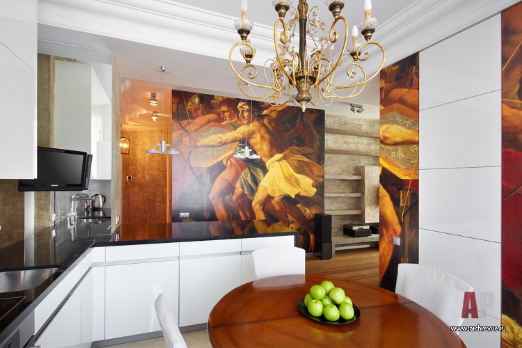 83·3平米复杂几何形状小户型公寓室内设计丨Беляевская Анна,Сморгонская Наталия-14