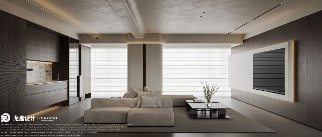 新案 春翠里墨色意式,暗涌是不息的姿态丨龙庭设计-14