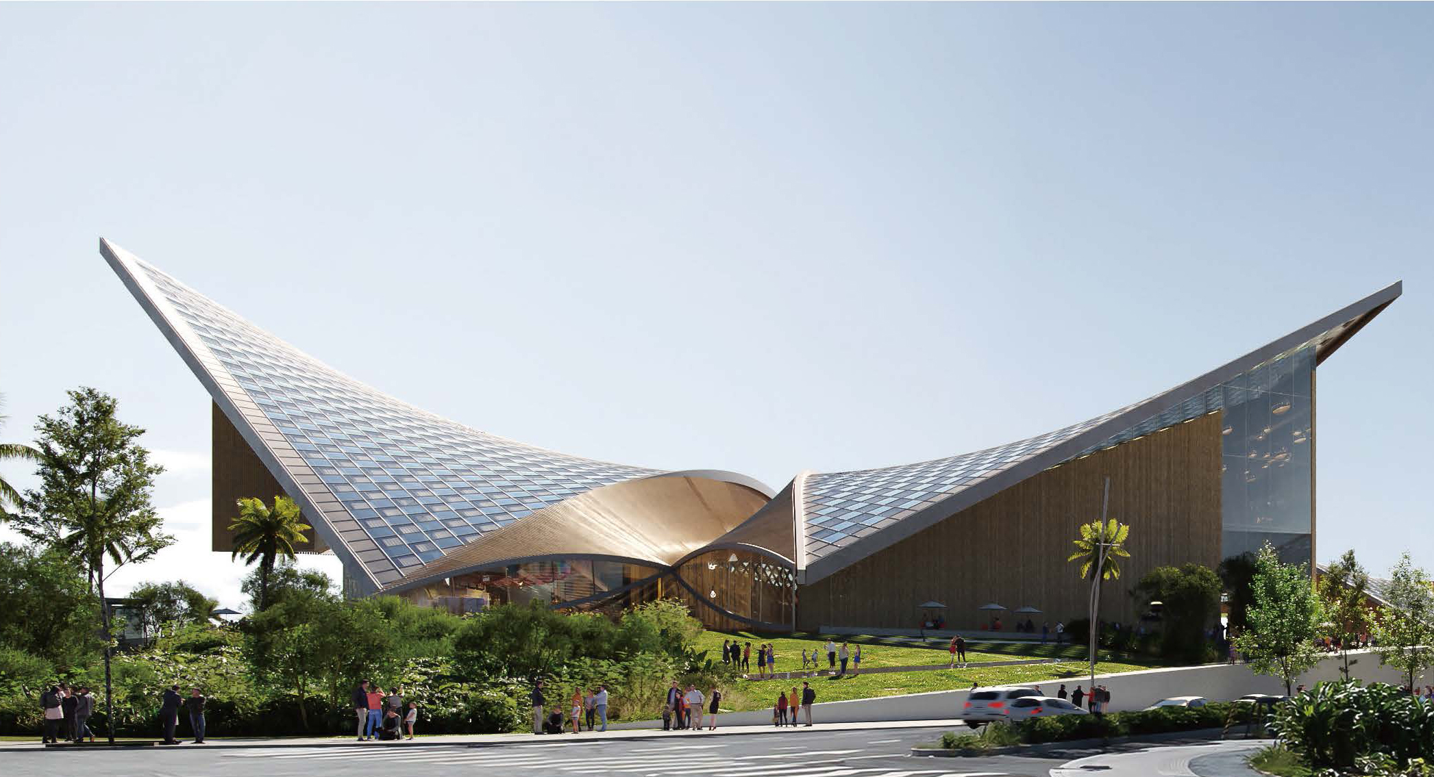 优秀奖方案 | 三亚崖州湾科技城文体中心（深海博物馆及体育中心） / EMBT+霍普股份-7