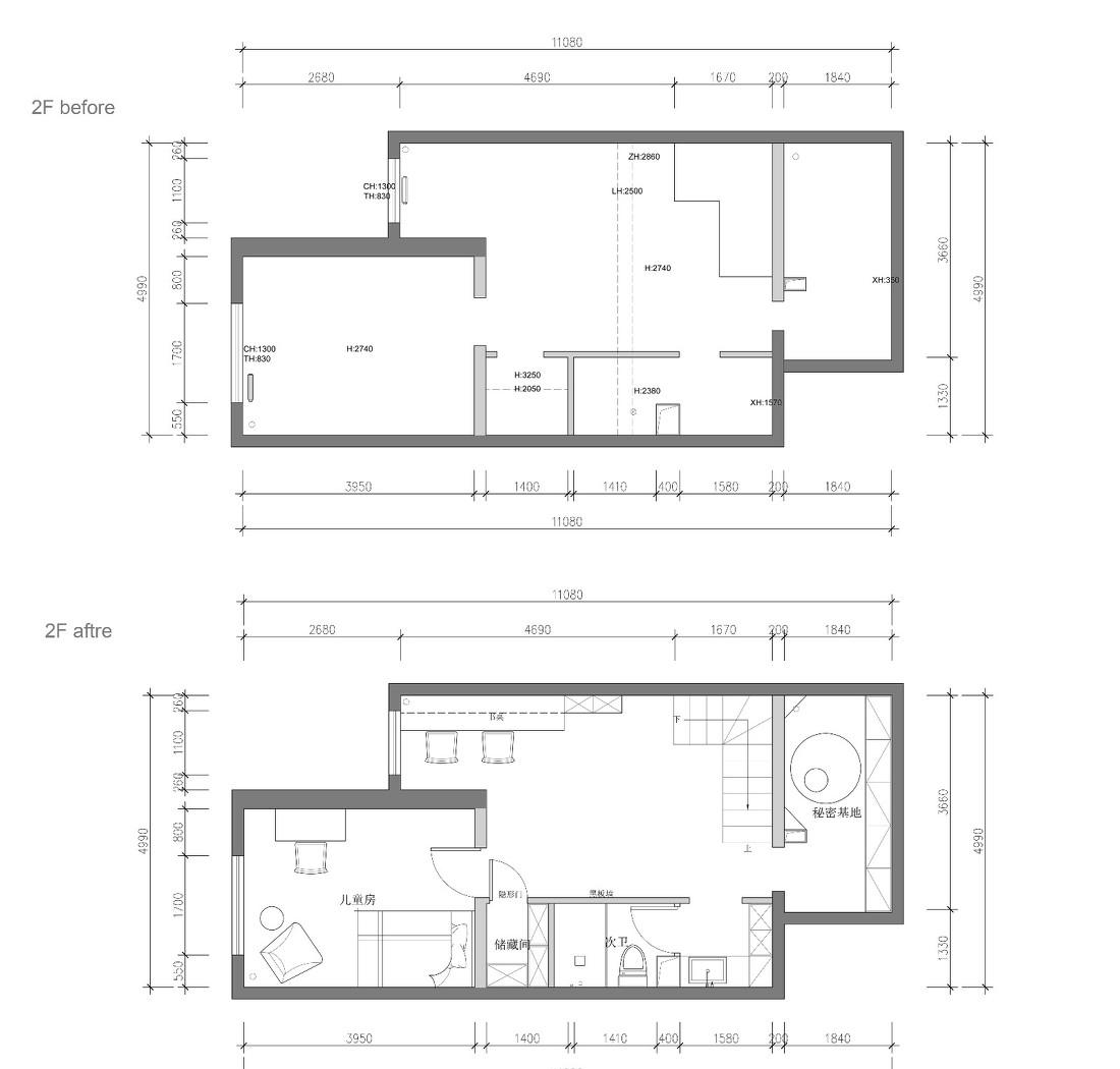 书香门第的完美改造 | 打造爱阅读的一家三口的空间-8