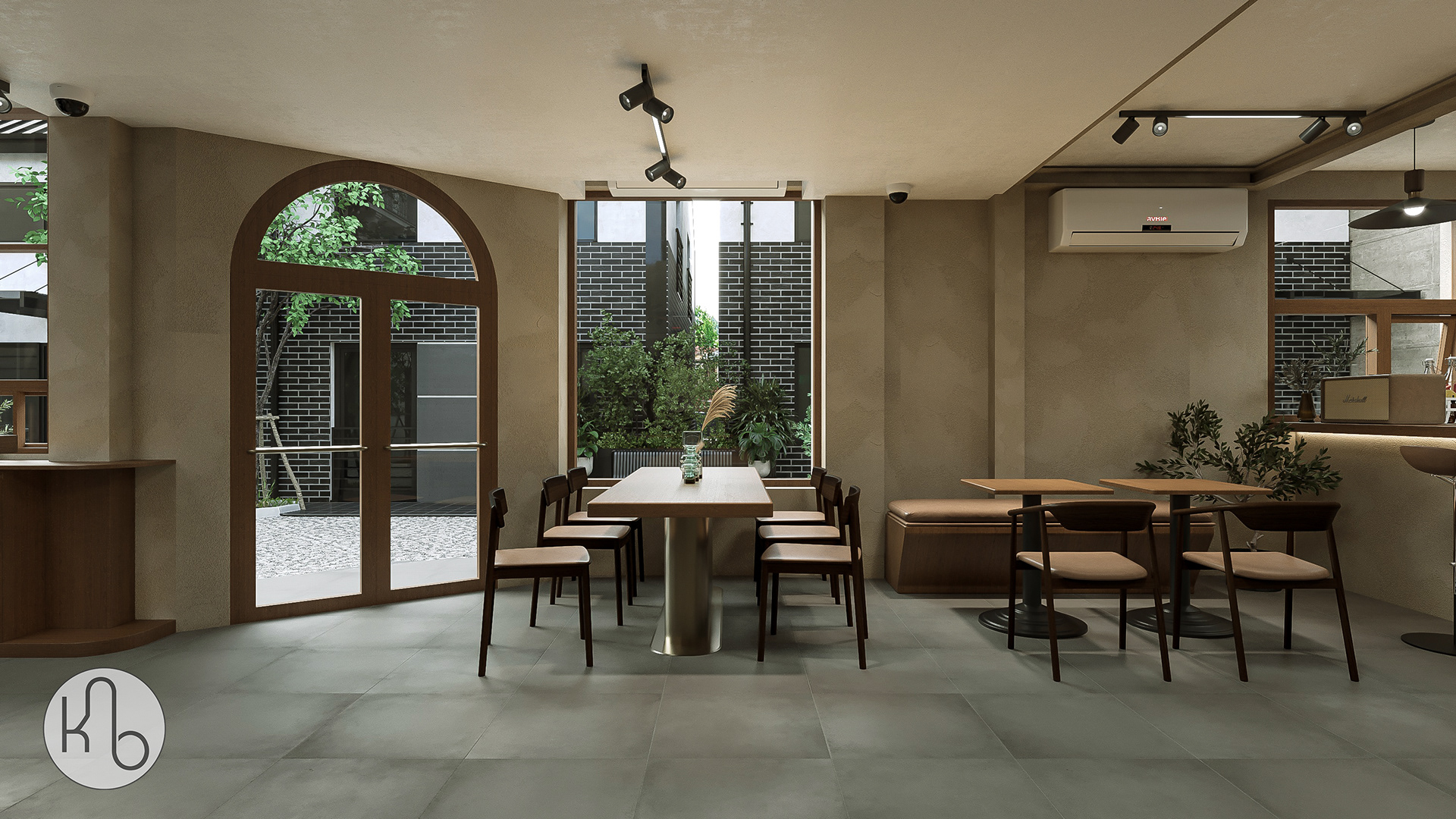 社会咖啡馆和餐厅丨越南胡志明市丨K&Bstudio-24