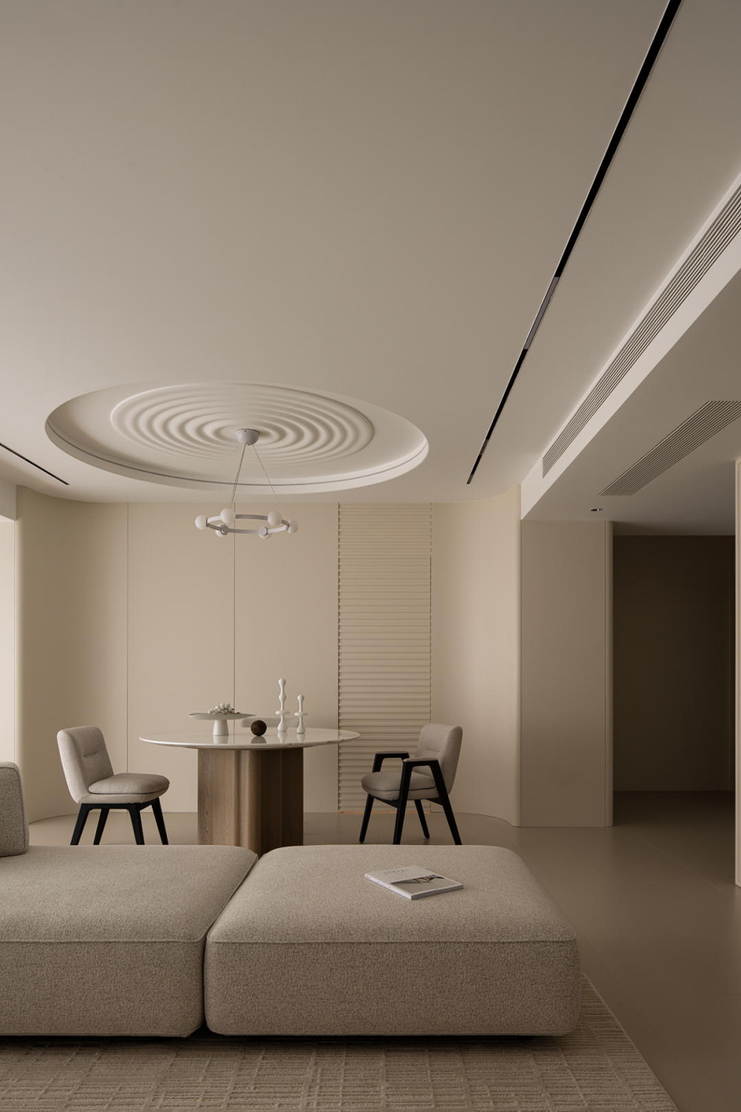 140㎡原木风奶油色公寓设计丨中国浙江丨陈芮蕊-21