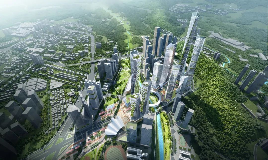 AUBE欧博设计中标深圳罗湖新秀片区城市设计-13