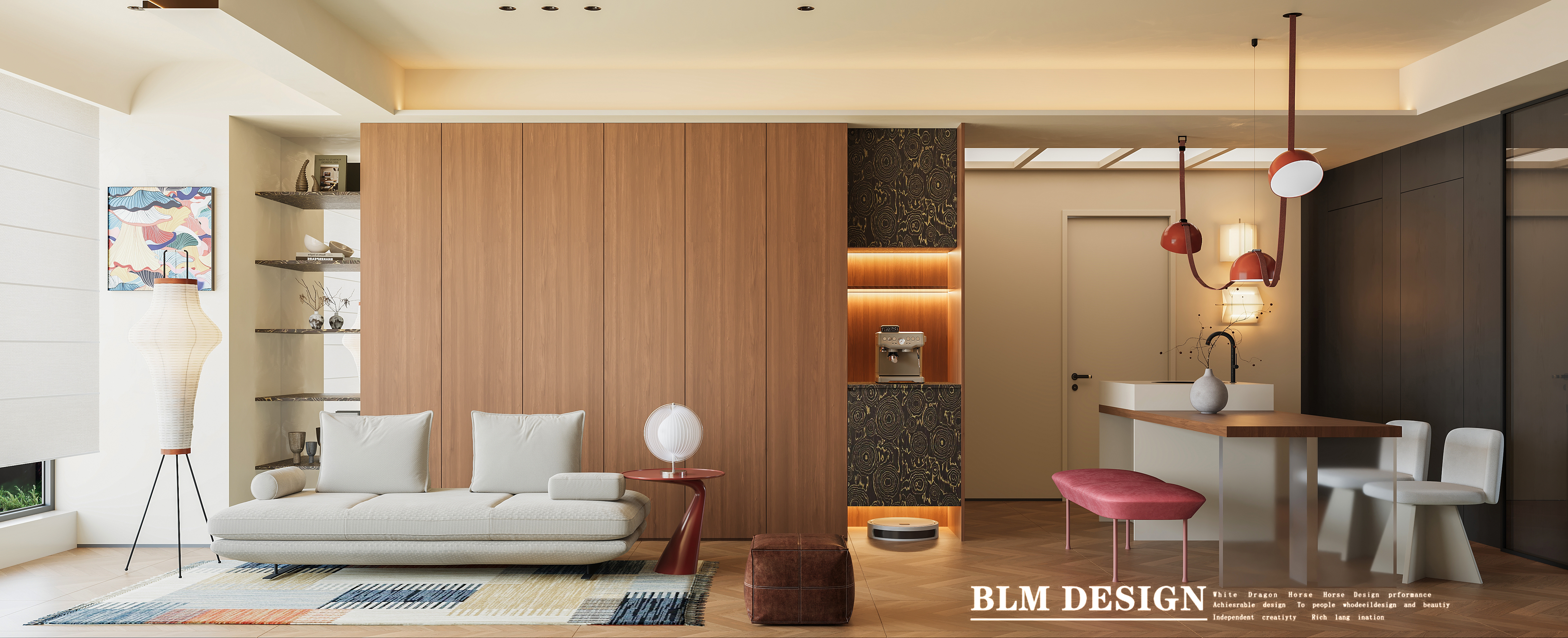 包豪斯平层丨白龙马效果图-0