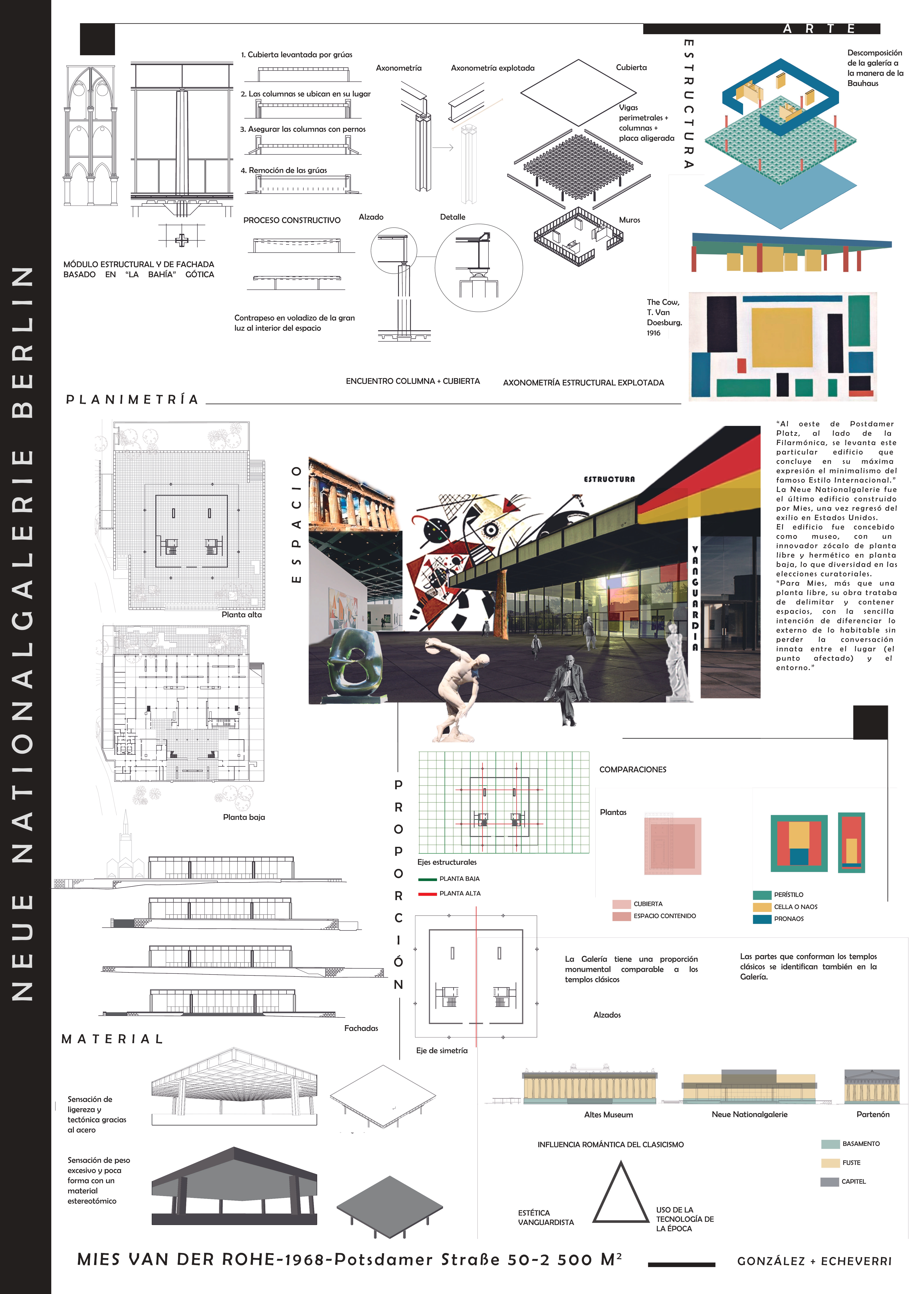 柏林国家美术馆分析丨德国柏林丨Mies van der Rohe-3