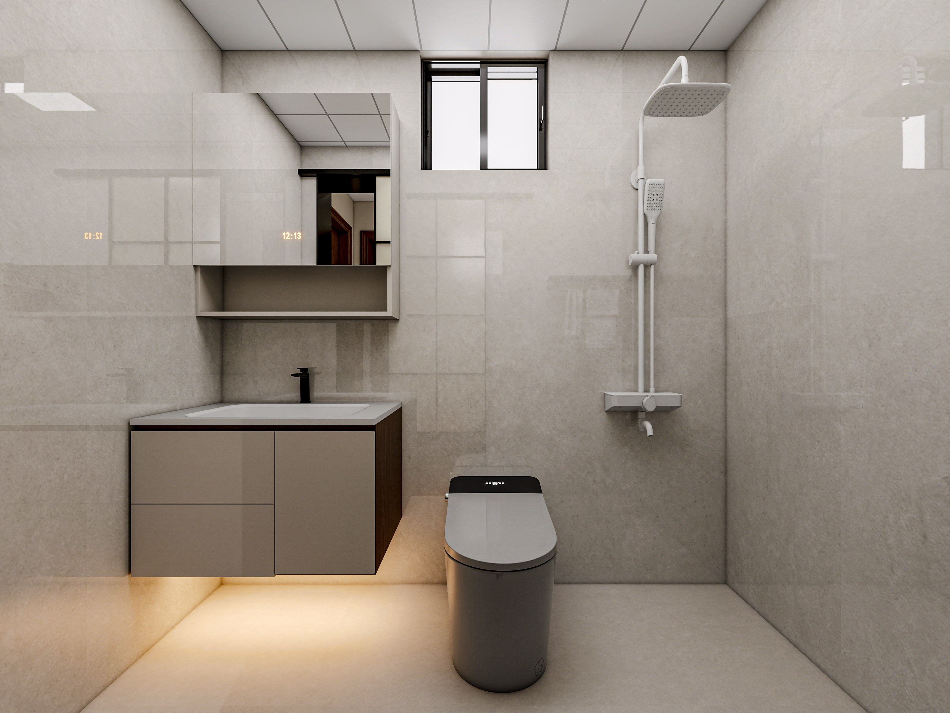 四川成都沙河壹号（85平方中古奶油三居室）-32