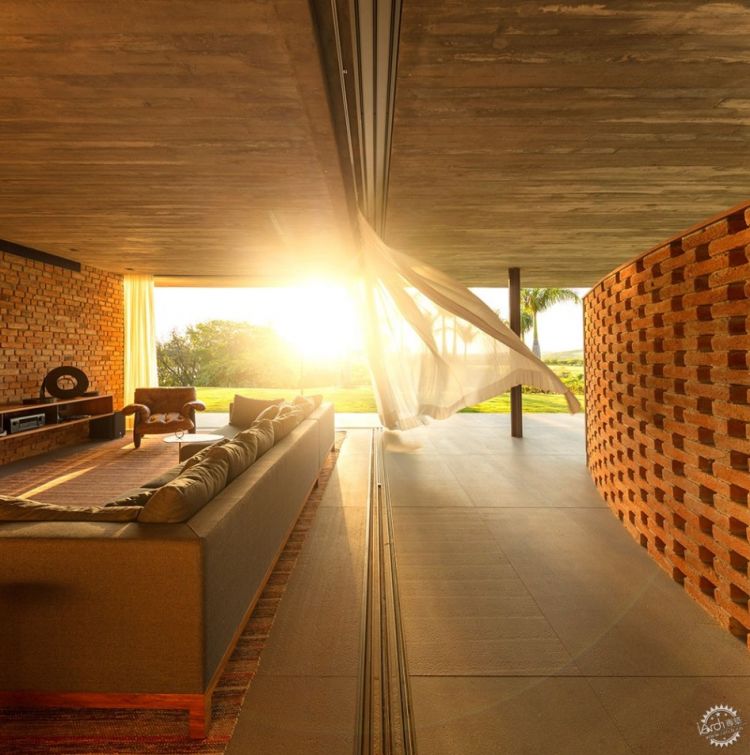 巨大的草坪屋頂！- 巴西Planar住宅 By Studio MK27 - WEHOUSE-1