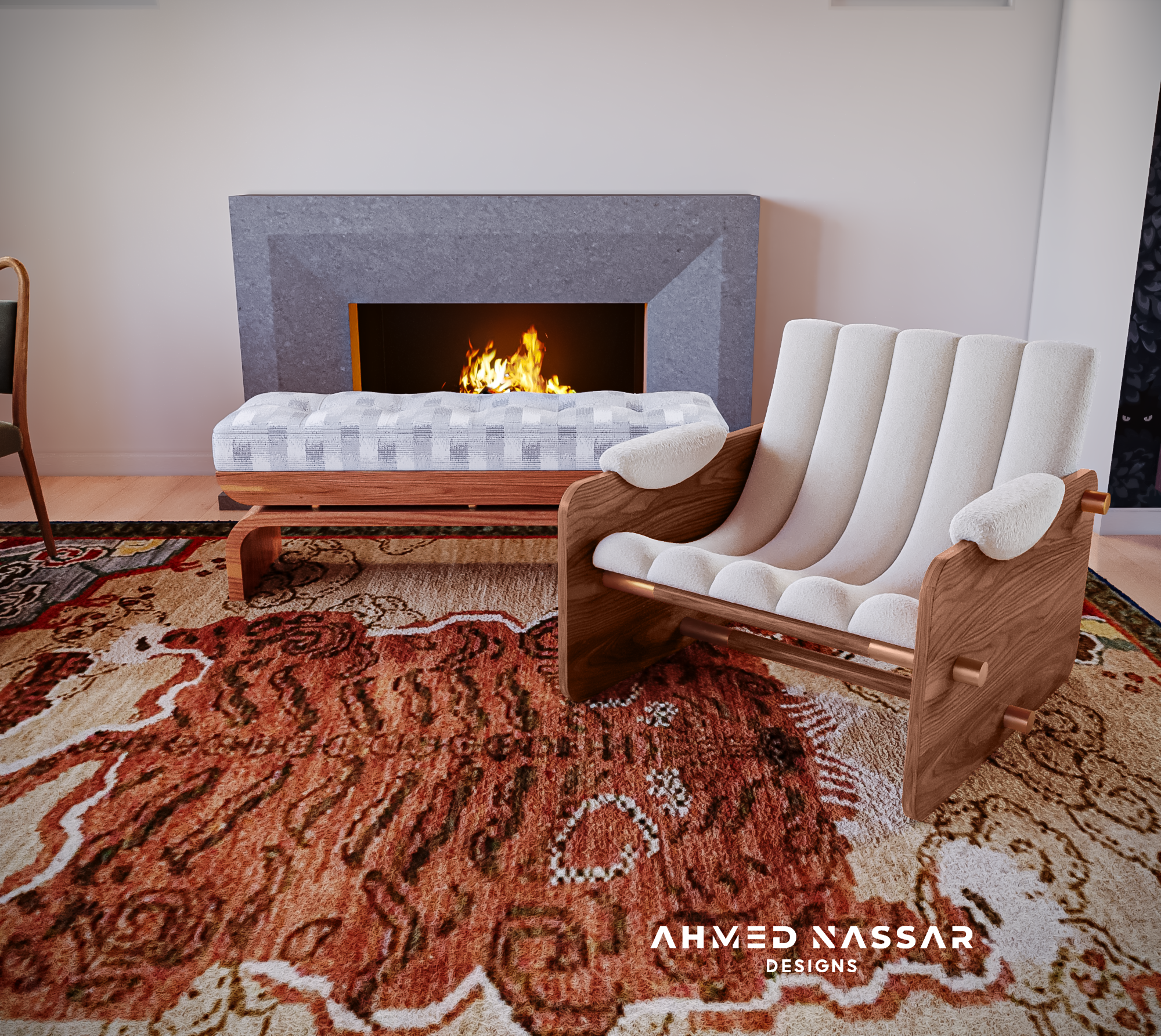 Borso Club Chair 3D建模与渲染丨COUP STUDIO-28