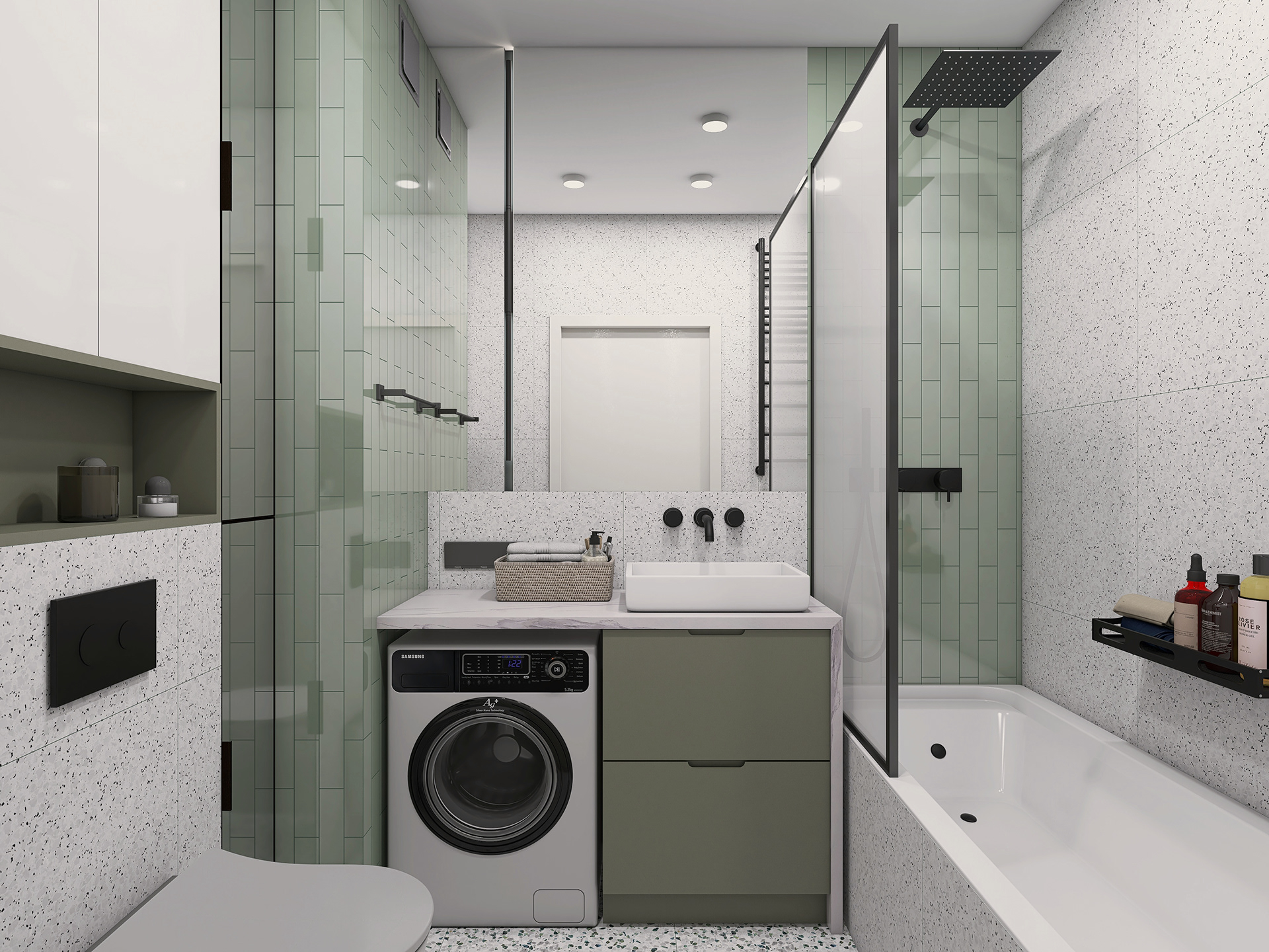 44平米出租公寓可视化设计丨波兰克拉科夫-13