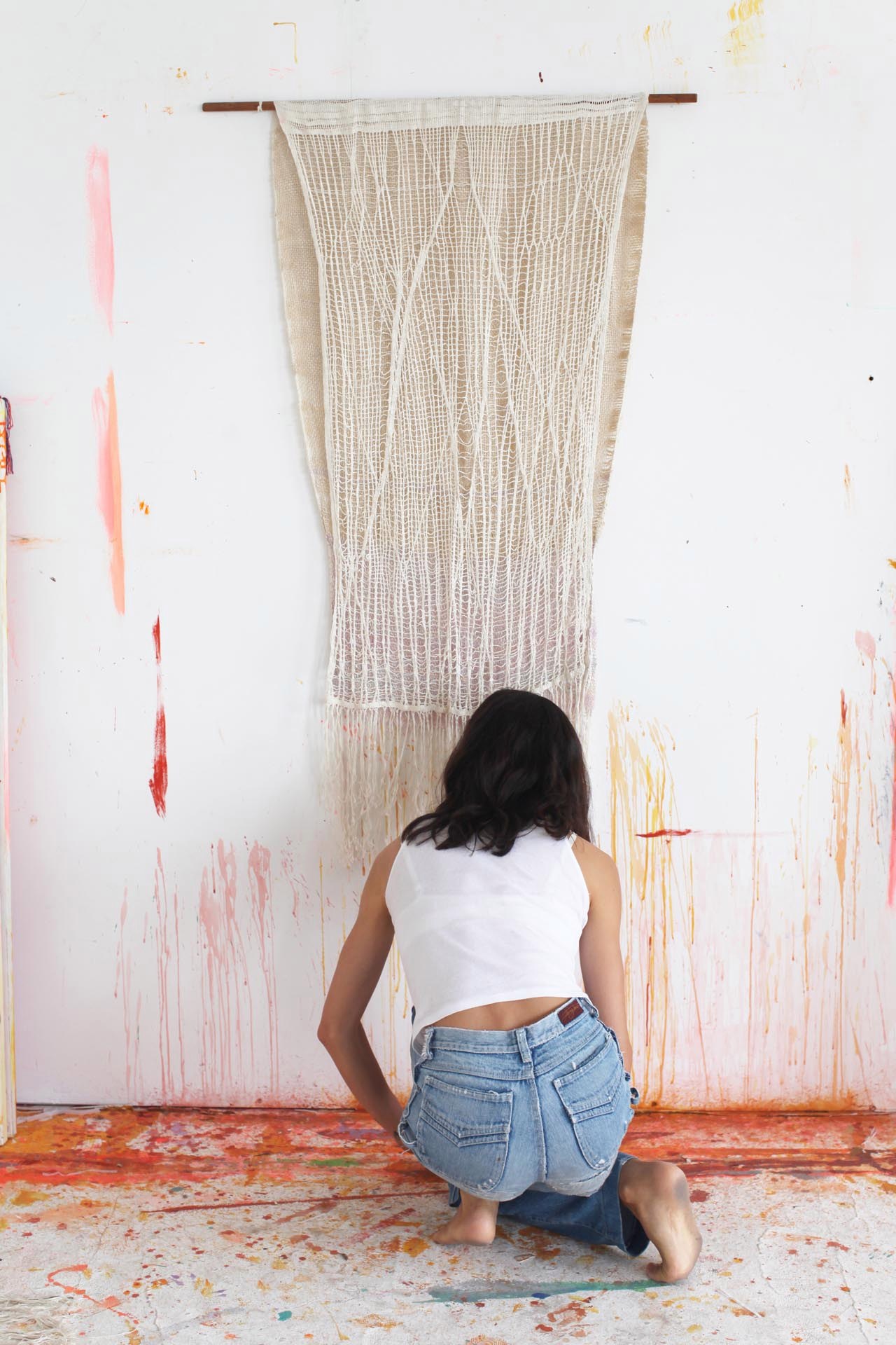 模特的艺术织梦 | Rachel Rutt 的自然织物探索-2