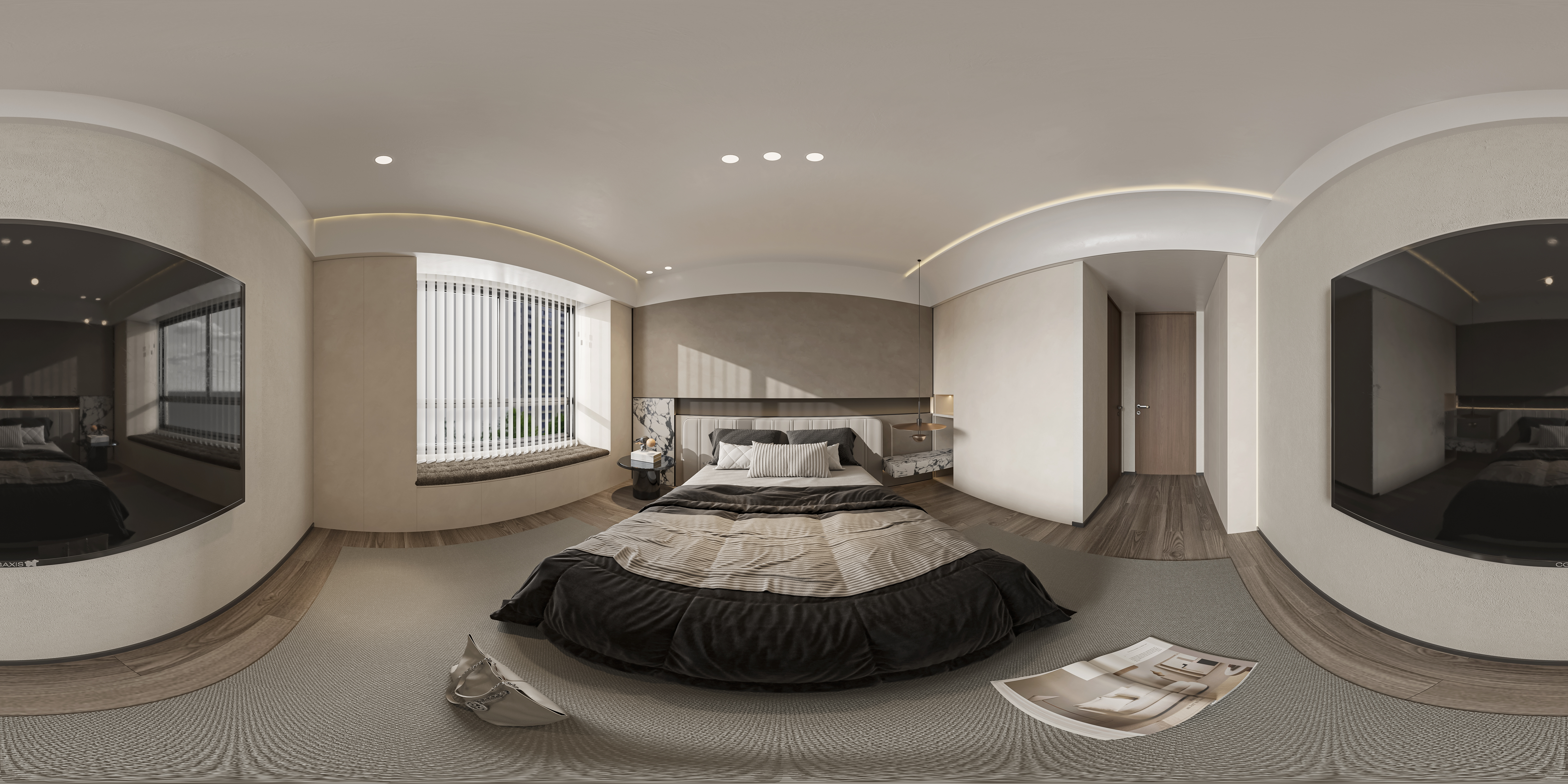 现代家装客餐厅卧室   效果图表现-9