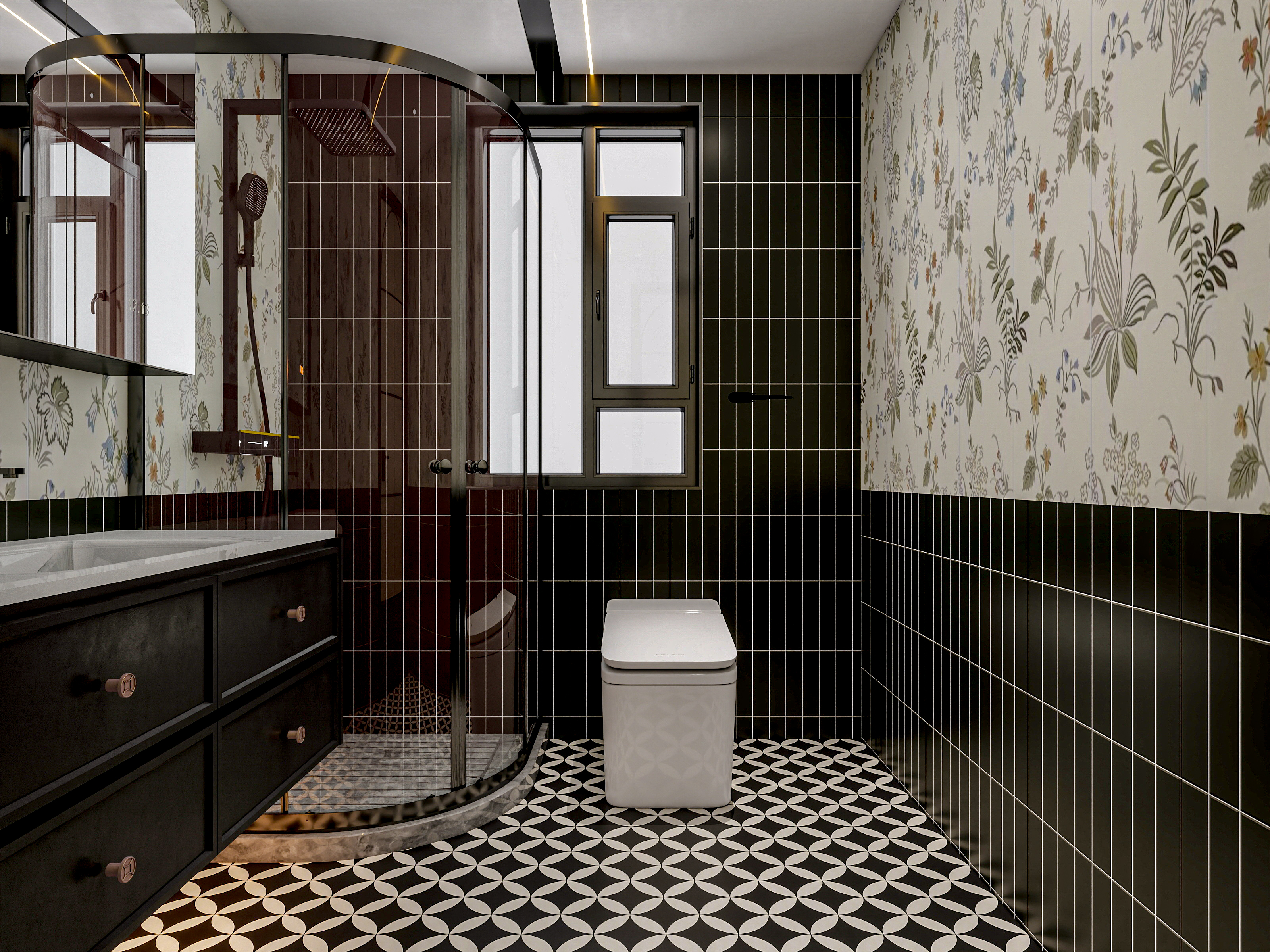 四川成都人居都市阳光（245平方简约法式顶跃六居室）-59