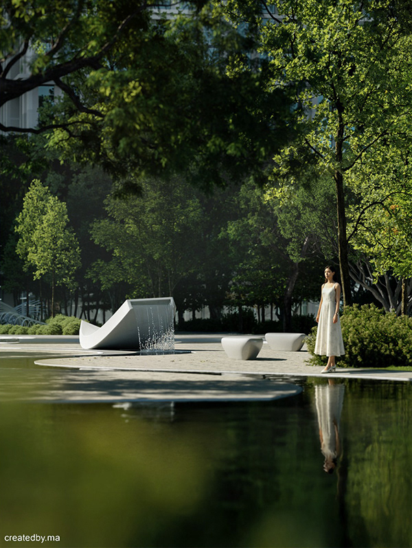 岘港景观电脑生成图像·头顿市布兰卡城

注：Lanscape可能是Landscape拼写错误；VungTau是越南头顿市 -7