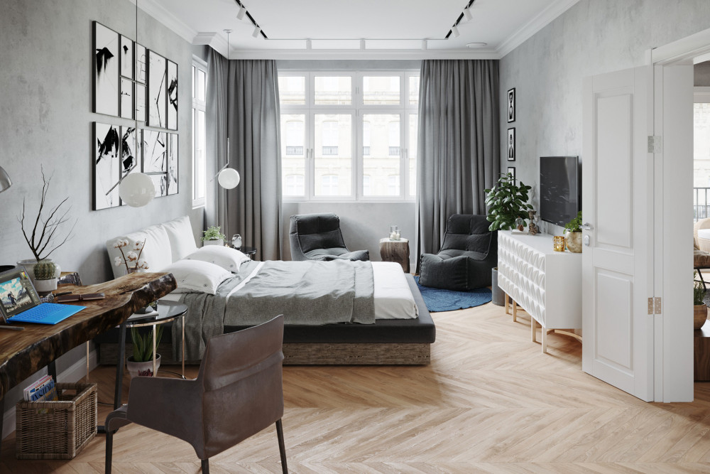 北欧风与现代居所的完美融合-1