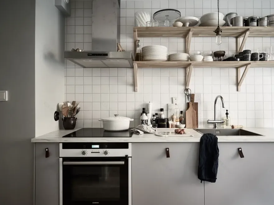 灰度空间 | Historiska 温馨公寓设计-10