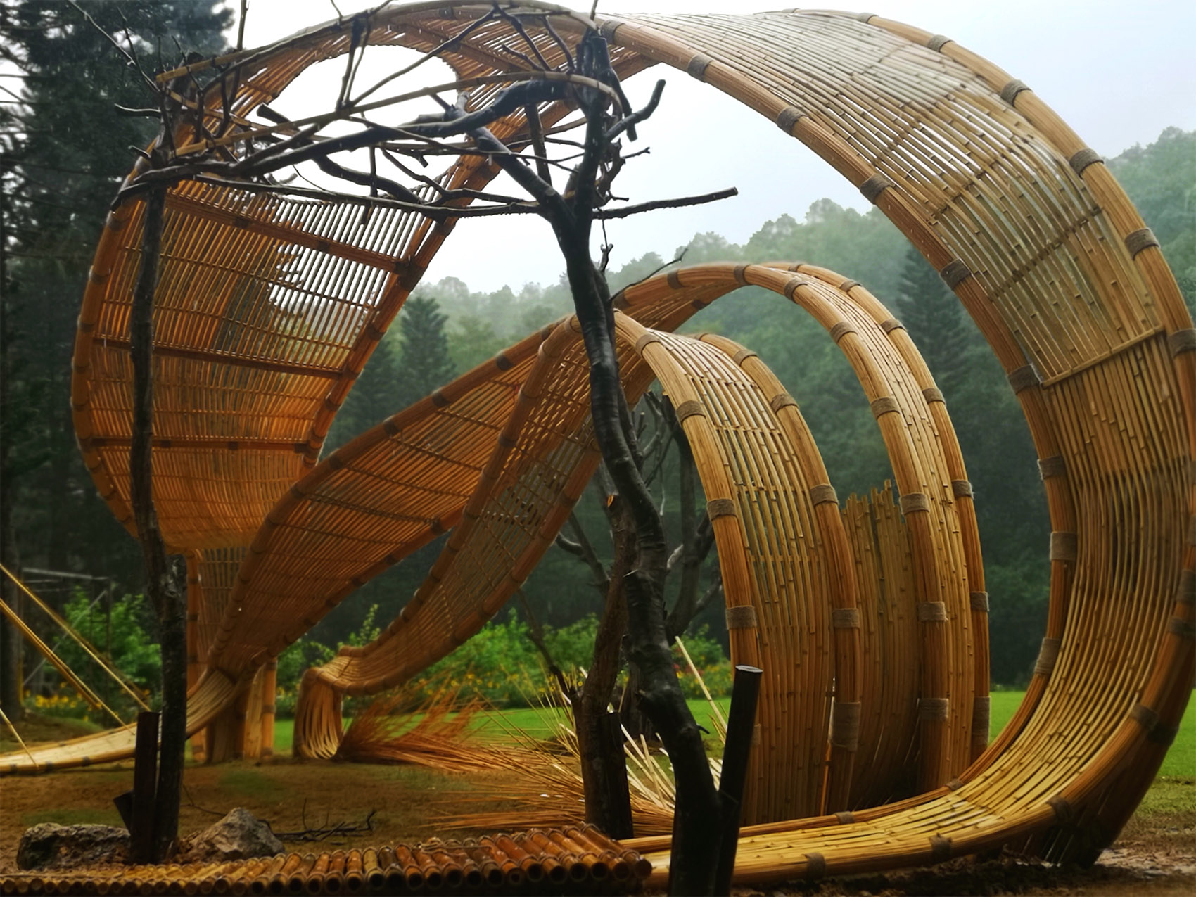 深圳 “种子”现代竹编装置-49