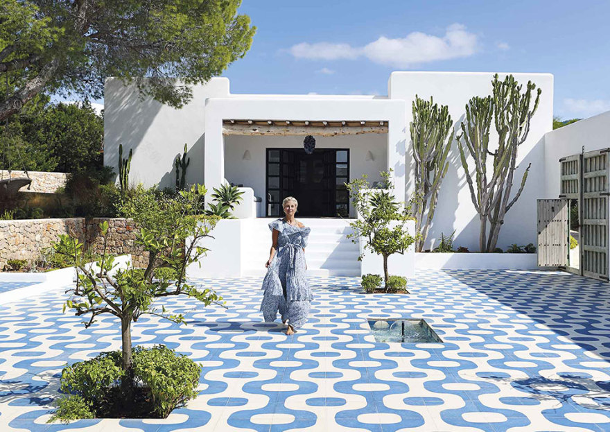 地中海风情的梦幻蓝白别墅-1