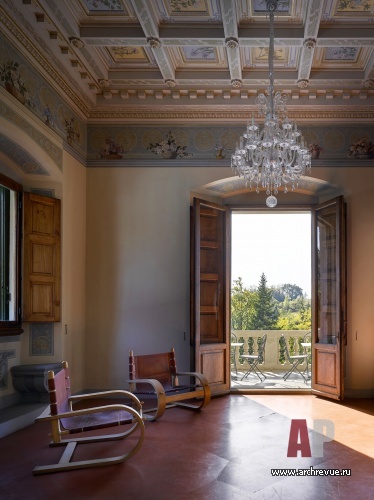 意大利托斯卡纳带壁画历史别墅修复丨娜塔莉亚·潘秋希娜-84