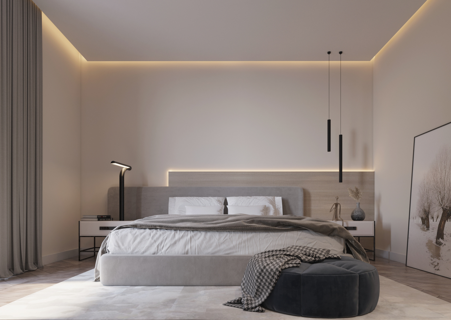 简单的客房与浴室丨PATIO ARCHITECTS-3