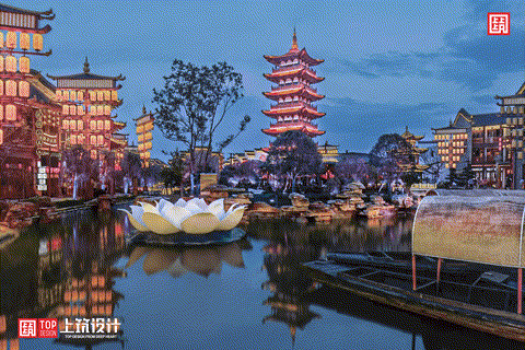 庐山西海柘林老镇美食文创园丨中国九江丨上筑国际照明设计（深圳）有限公司-1