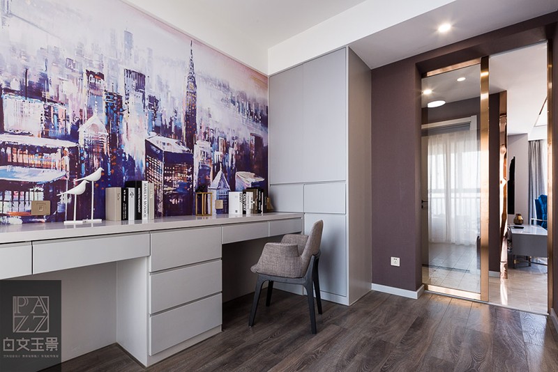 风华——139㎡后现代与港式的碰撞  白文玉景设计-21