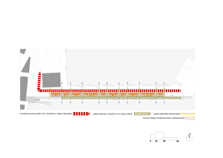 坎加斯港的渔民仓库 与城市空间的渗透融合-21