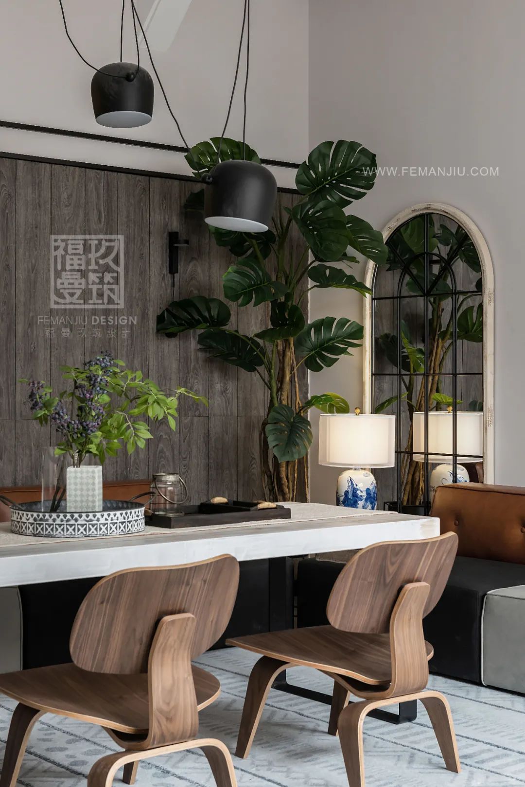 重庆融创博爵堡轻奢混搭别墅私宅设计丨中国重庆丨重庆福曼玖筑装饰设计有限公司-60