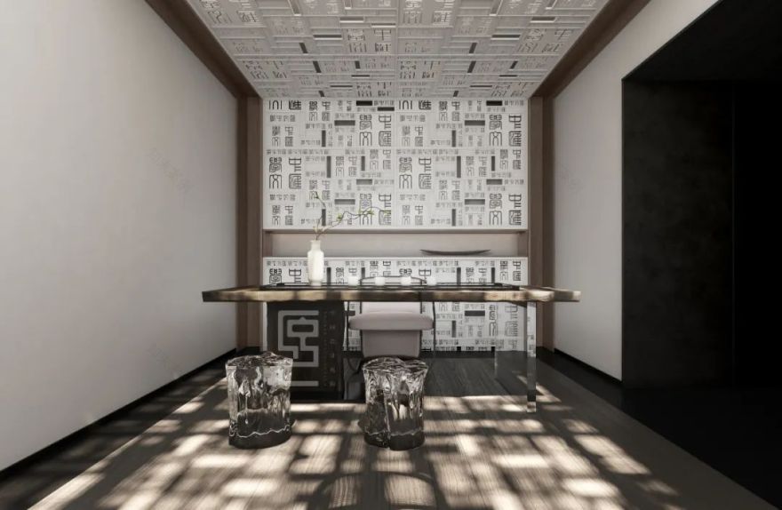 《九盏|| 冬饮》 | 九重天包间设计,古韵诗意与现代审美融合-54