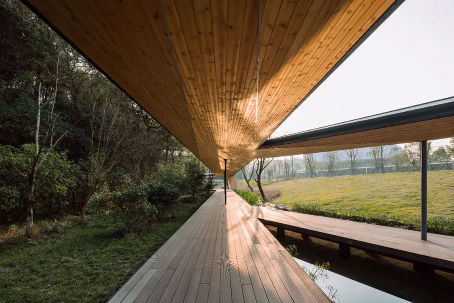 浙江音乐学院「溪上飞檐」丨中国杭州丨line+建筑事务所,gad-127