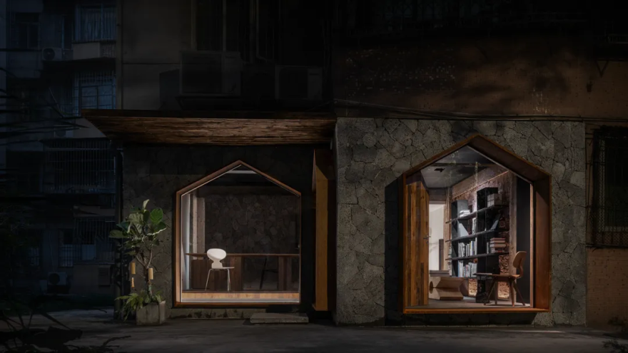 田间之上中国湘菜馆丨中国广州丨黑白木设计-137