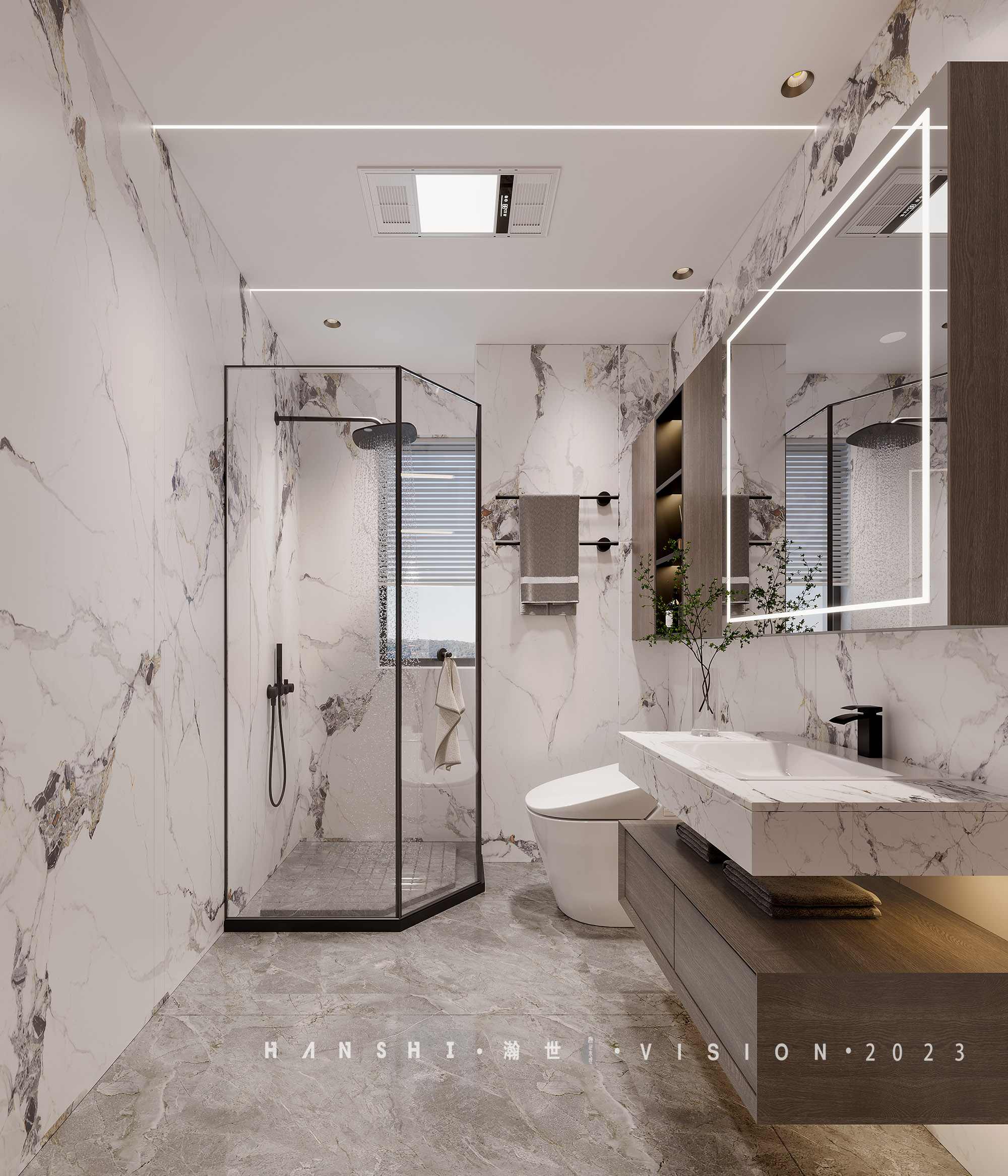 现代轻奢丨瀚世表现-23