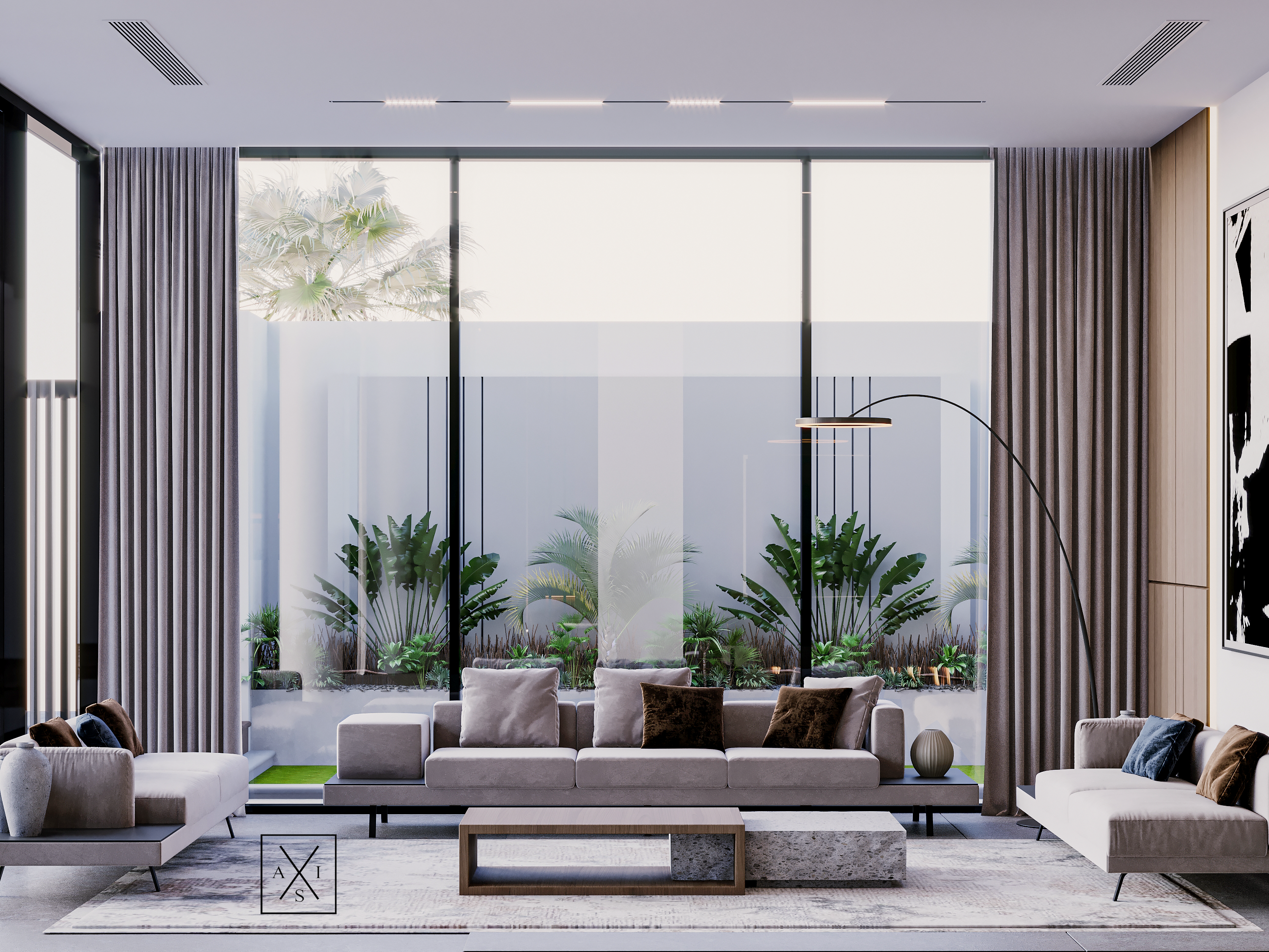 MINIMALIST RECEPTION 室内设计丨沙特阿拉伯丨AXIS ARCHITECTS-15