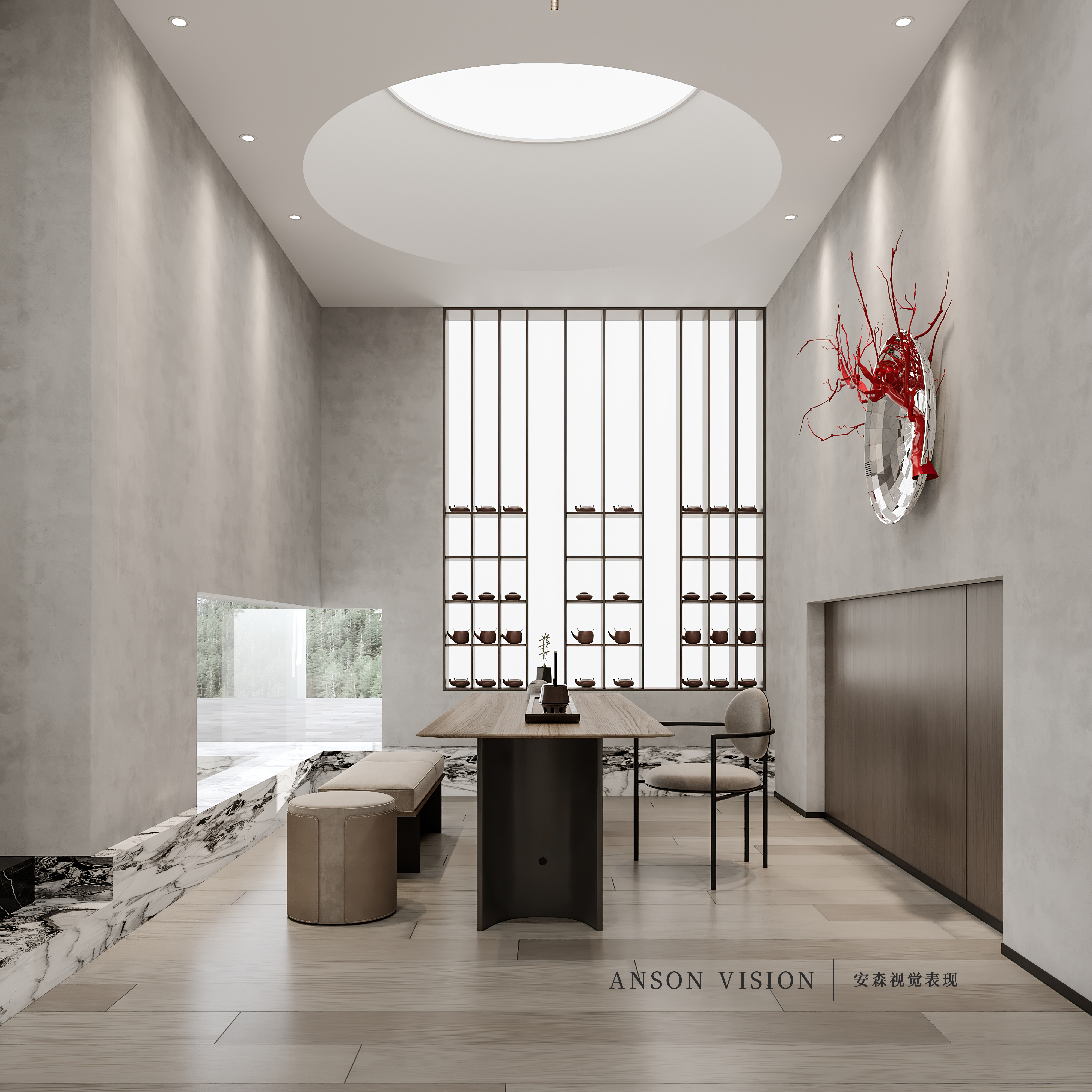 几木三舍现代商业空间表现丨Ansonvision·蒙头睡-11