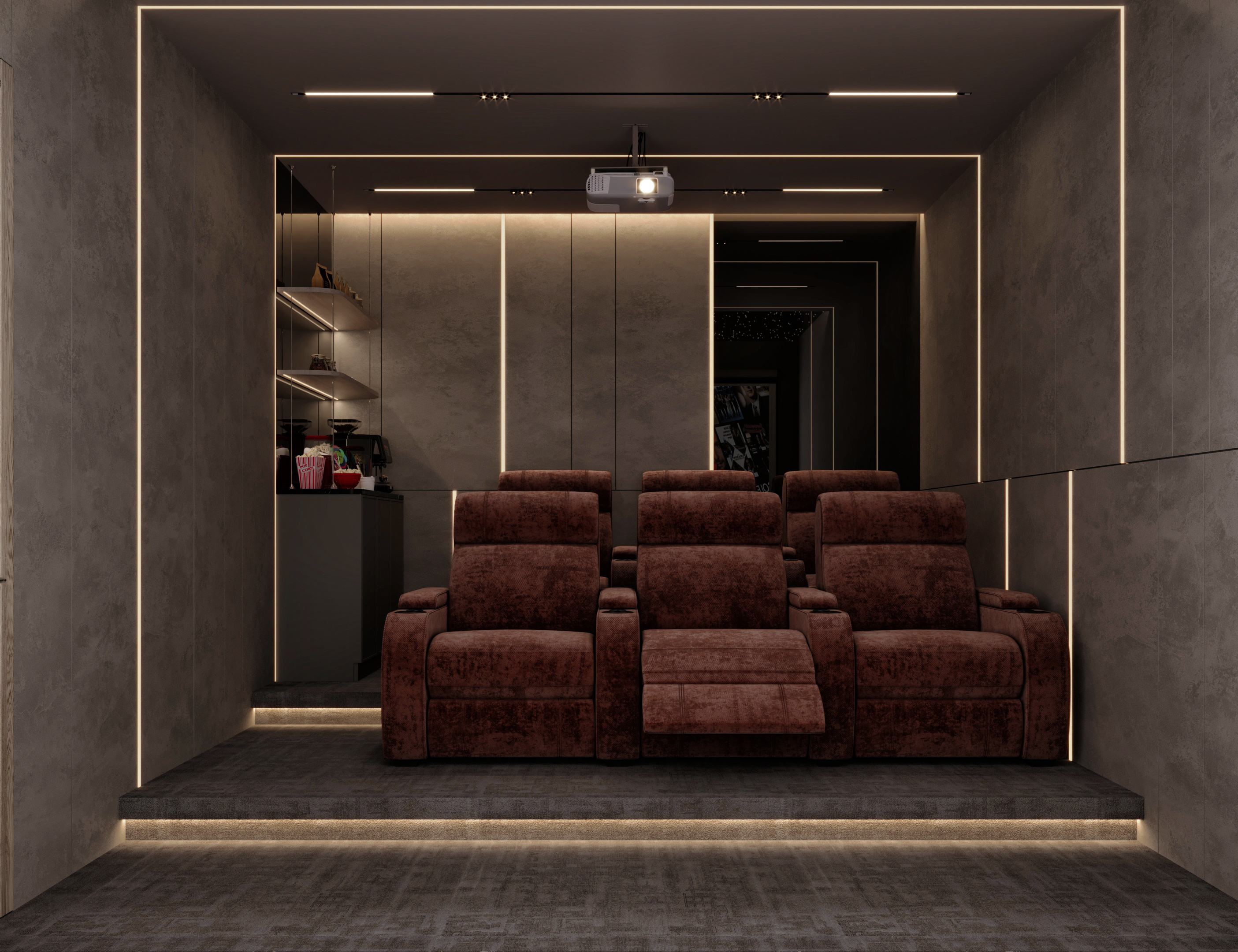 影音室丨Graffiti interior design-0