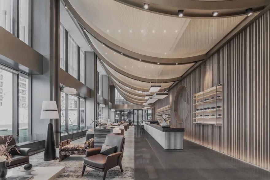 苏州万科·江上雅苑售楼处 | 东方雅奢美学典范-25