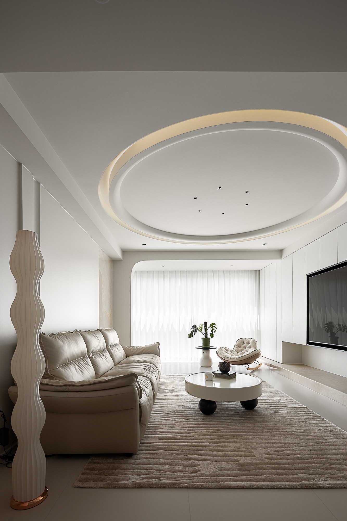 140㎡阳光容器 把光揉进每个平方的极简主义丨中国杭州丨SJD春茉空间设计-11