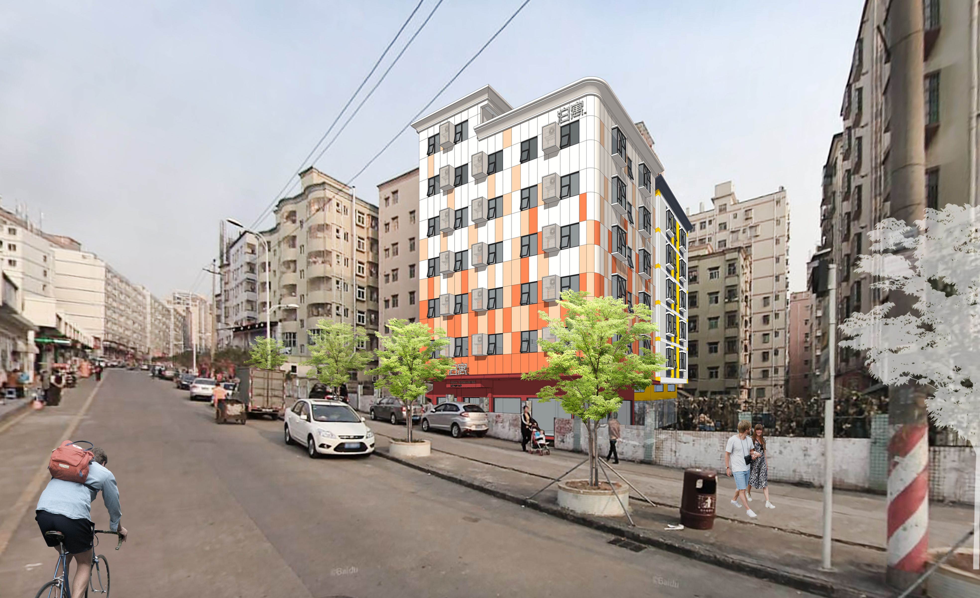 SD丨万科【最美泊寓】-深圳福永15巷 首层公寓大堂设计-5