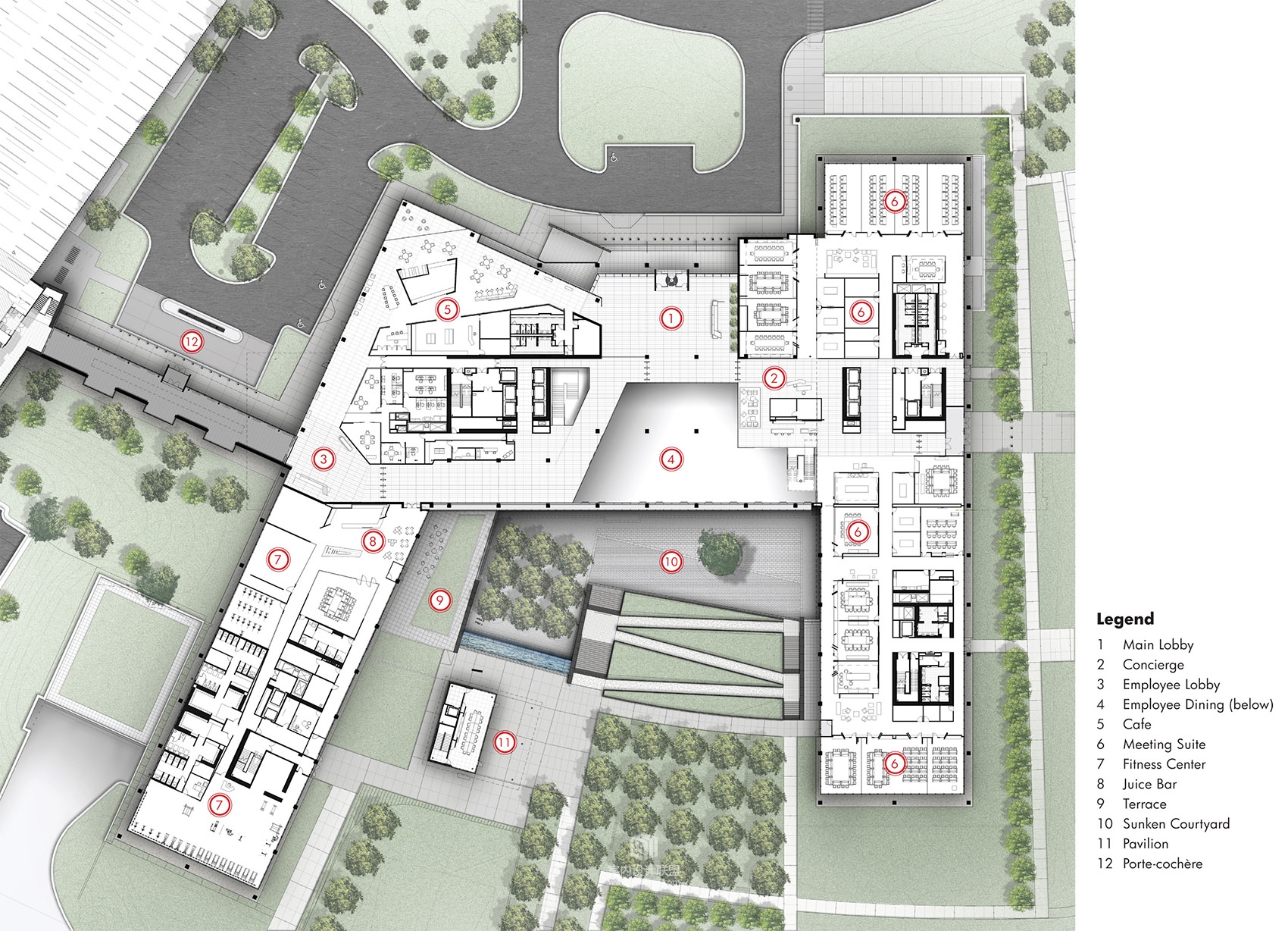 苏黎世保险公司北美总部大楼-18