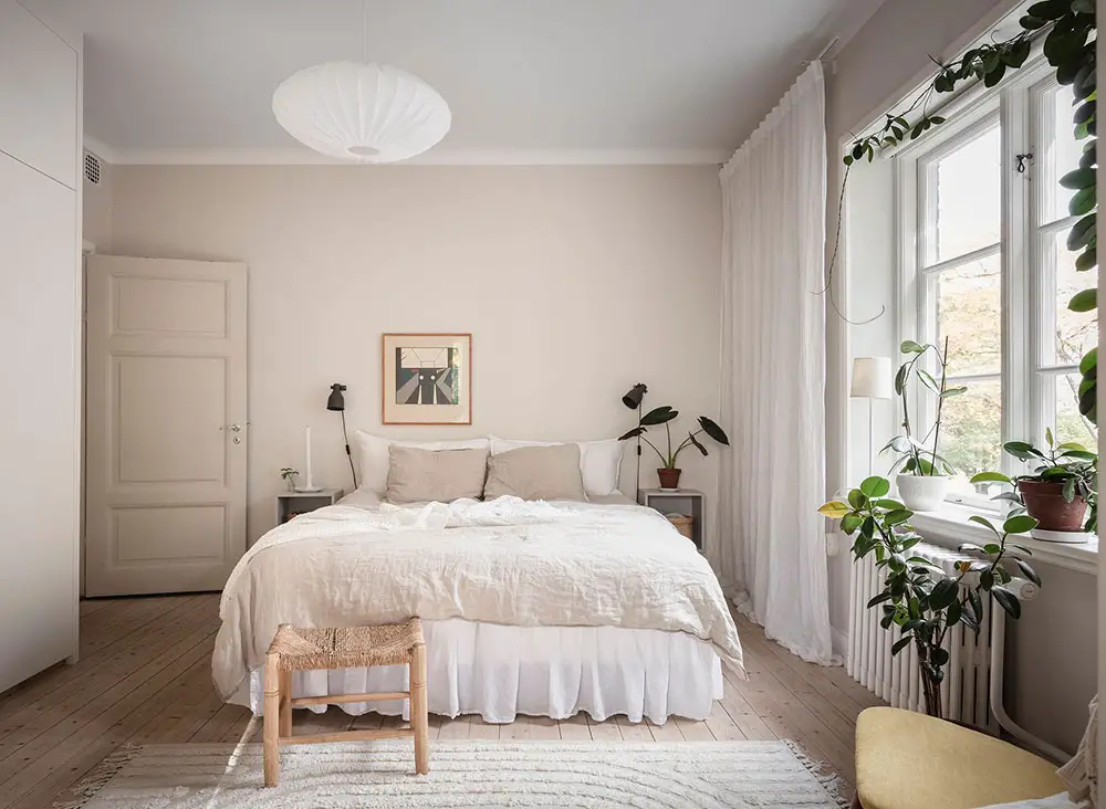 瑞典城市绿洲,复古公寓的温馨设计-15