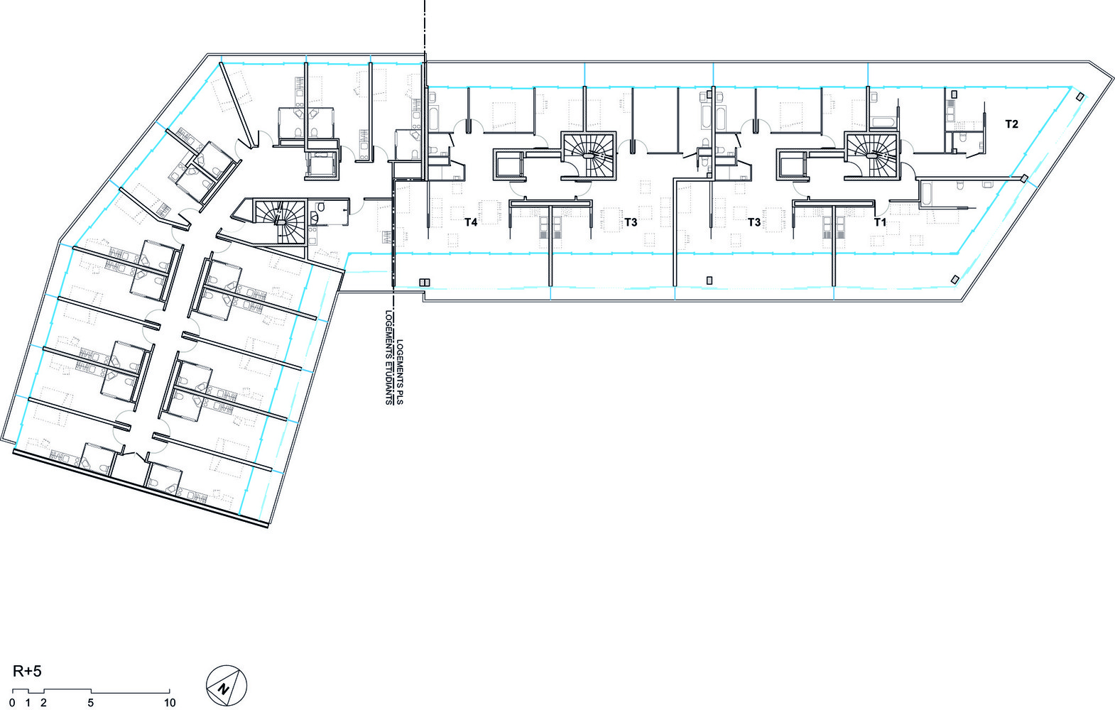 Ourcq Jaures Student - Social Housing  Lacaton - Vassal-69